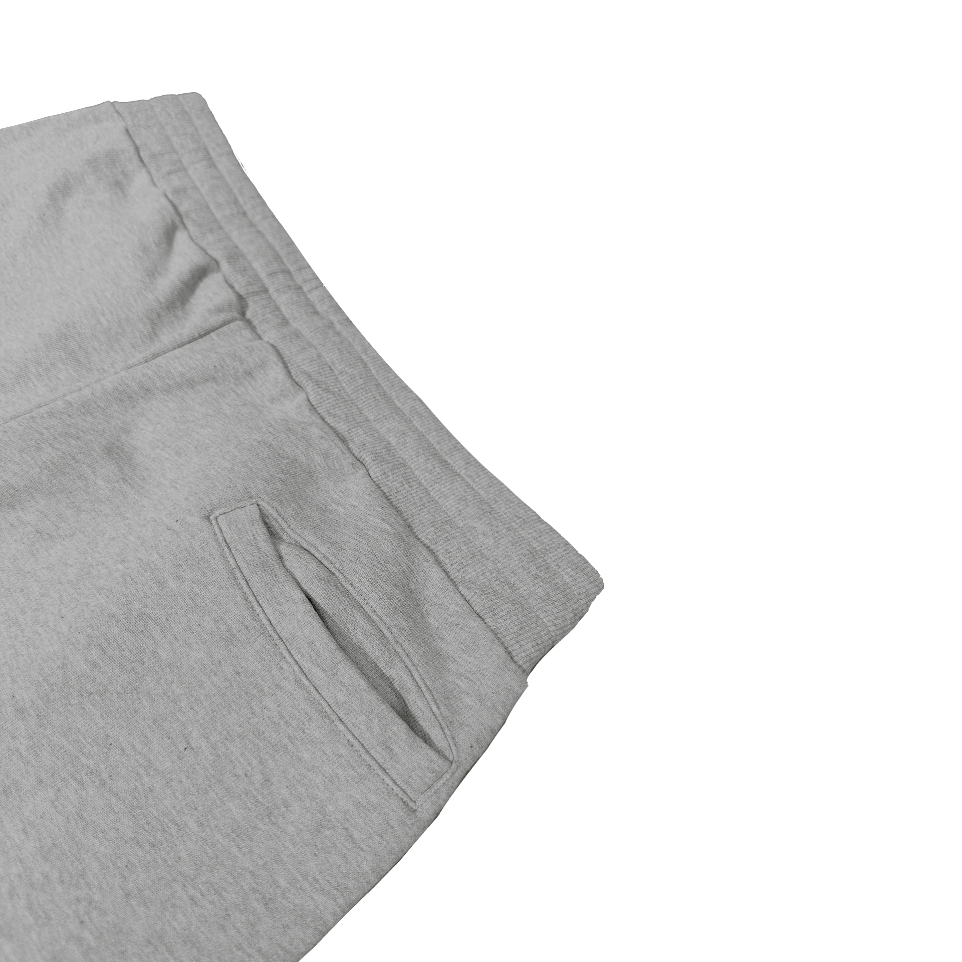 ME85 HEAVY ZIPPED SWEATPANTS - GREY MELANGED